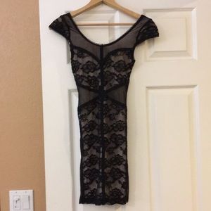 Divided by H&M Black Lace Mini Dress